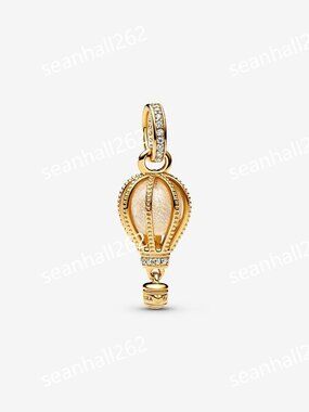 Pandora Sparkling Clear Hot Air Balloon Dangle Charm